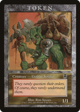 Goblin Soldier Token [Magic Player Rewards 2001]