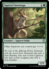 Squirrel Sovereign [Bloomburrow Commander]