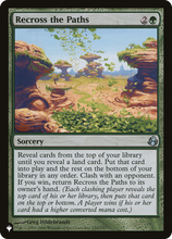 Recross the Paths (PLST-MOR-133) - The List