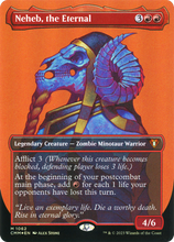 Neheb, the Eternal (Borderless Textured Foil Frame Break) [Commander Masters]