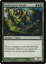 Leatherback Baloth (PLST-WWK-107) - The List