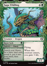 Sagu Wildling (Showcase) (TDM-306) - Tarkir: Dragonstorm Foil