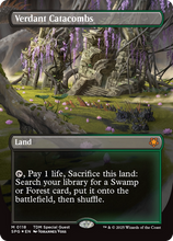 Verdant Catacombs (Borderless) (Dragonscale Foil) (SPG-118) - Special Guests