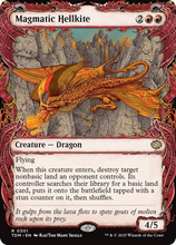 Magmatic Hellkite (Showcase) (TDM-301) - Tarkir: Dragonstorm Foil
