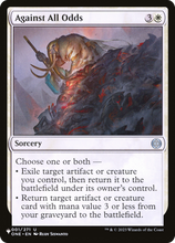 Against All Odds (PLST-ONE-1) - The List