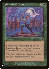 Skyshroud Claim (PLST-NEM-117) - The List