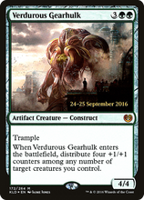 Verdurous Gearhulk [Kaladesh Prerelease Promos]