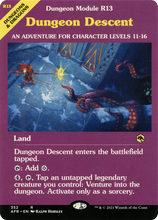 Dungeon Descent (Dungeon Module) [Dungeons & Dragons: Adventures in the Forgotten Realms]