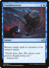 Unsubstantiate [Eldritch Moon]