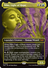 Niko, Light of Hope (DSK-355) - Duskmourn: House of Horror (Borderless) Foil