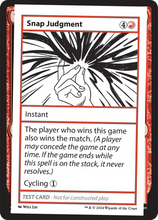 Snap Judgment (MB2-999-SJ) - Mystery Booster 2