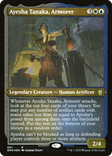 Ayesha Tanaka, Armorer (Foil Etched) [Dominaria United Commander]
