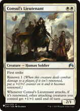 Consul's Lieutenant (PLST-ORI-11) - The List