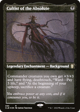 Cultist of the Absolute (CLB-495) - Commander Legends: Battle for Baldur's Gate Etched Foil