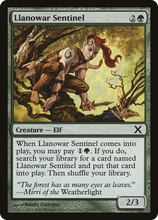 Llanowar Sentinel [Tenth Edition]