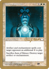 Aura of Silence (Brian Hacker) (SB) [World Championship Decks 1998]