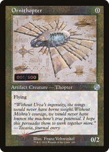 Ornithopter (Retro Schematic) (Serialized) [The Brothers' War Retro Artifacts]