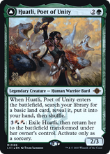 Huatli, Poet of Unity // Roar of the Fifth People [The Lost Caverns of Ixalan Prerelease Cards]