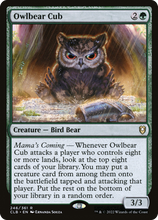 Owlbear Cub [Commander Legends: Battle for Baldur's Gate]