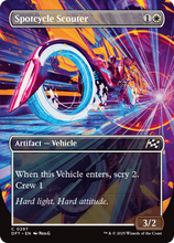 Spotcycle Scouter (Borderless) (-297) - Aetherdrift Foil