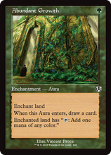 Abundant Growth (Retro Frame) (-406) - Innistrad Remastered Foil