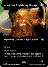 Anafenza, Unyielding Lineage (Borderless) (TDM-327) - Tarkir: Dragonstorm Foil