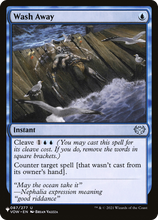 Wash Away (PLST-VOW-87) - The List