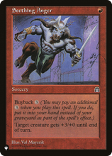 Seething Anger (PLST-STH-96) - The List