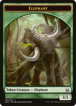 Elephant Token [Duel Decks: Mind vs. Might Tokens]