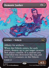 Demonic Junker (Borderless) (-307) - Aetherdrift Foil