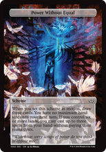 Power Without Equal (DSC-352) - Duskmourn: House of Horror Commander Foil