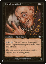 Cackling Witch (PLST-MMQ-119) - The List