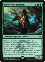 Temur War Shaman (Intro Pack) [Fate Reforged Promos]