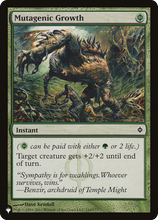 Mutagenic Growth (PLST-NPH-116) - The List