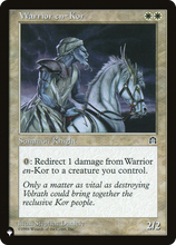 Warrior en-Kor (PLST-STH-23) - The List