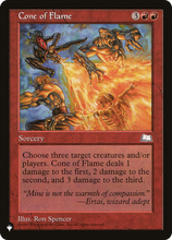 Cone of Flame (PLST-WTH-95) - The List