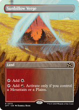 Sunbillow Verge (Borderless) (DFT-373) - Aetherdrift Foil