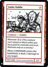 Lazier Goblin [Mystery Booster Playtest Cards]