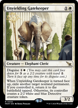 Unyielding Gatekeeper (Promo Pack) [Murders at Karlov Manor Promos]