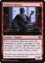 Voldaren Epicure (PLST-VOW-182) - The List