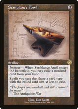 Semblance Anvil (Retro Schematic) [The Brothers' War Retro Artifacts]