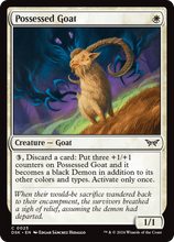 Possessed Goat (DSK-025) - Duskmourn: House of Horror Foil