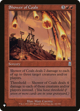 Shower of Coals (PLST-ODY-221) - The List