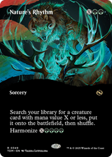 Nature's Rhythm (Borderless) (TDM-349) - Tarkir: Dragonstorm Foil