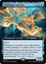 Enduring Curiosity (DSK-371) - Duskmourn: House of Horror: (Extended Art)