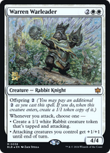 Warren Warleader [Bloomburrow Prerelease Promos]