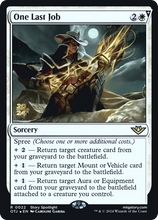 One Last Job [Outlaws of Thunder Junction Prerelease Promos]