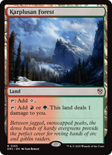 Karplusan Forest (-163) - Commander: Aetherdrift