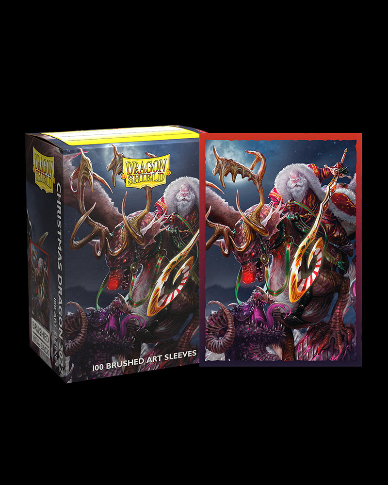 Dragon Shield - 100ct Standard Size - Brushed Art - Christmas 2022