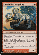 Fire-Belly Changeling (PLST-LRW-164) - The List